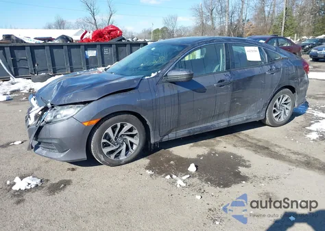 2017 Honda Civic Ex from USA, damaged, VIN 2HGFC2F77HH531707